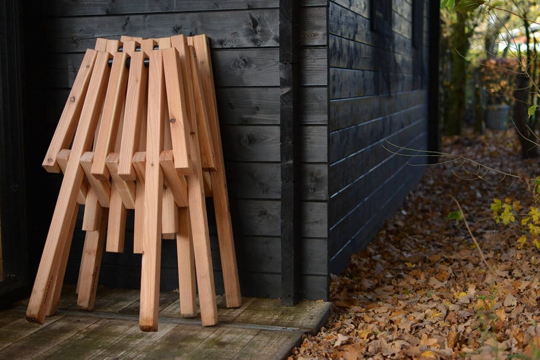 Fieldchair van duurzaam larikshout Fieldchair van duurzaam larikshout