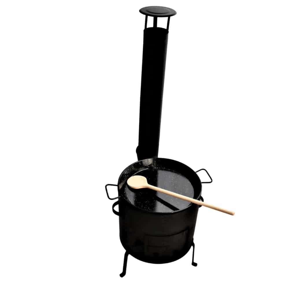 Bbq Buiten Kookkachel Set Met Paellapan En Lange Houten Lepel