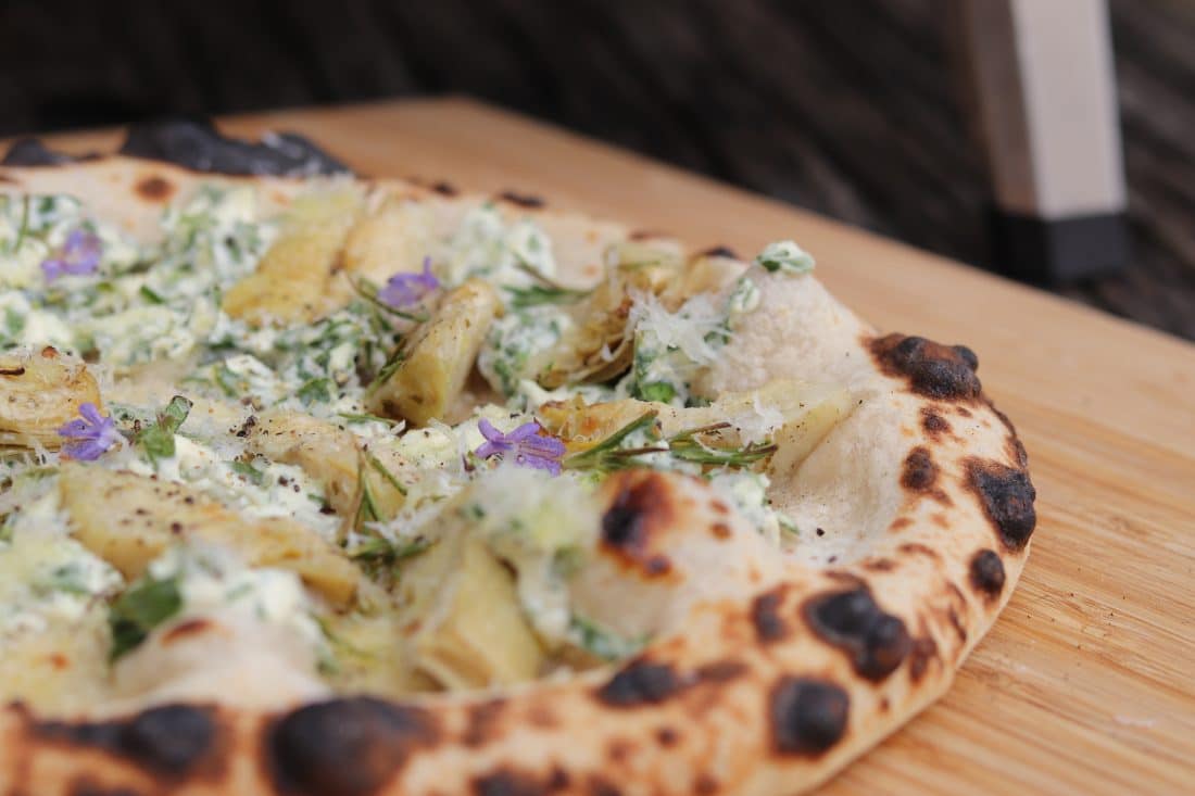 Creamy Spinazie Artisjok Pizza Creamy Spinazie Artisjok Pizza