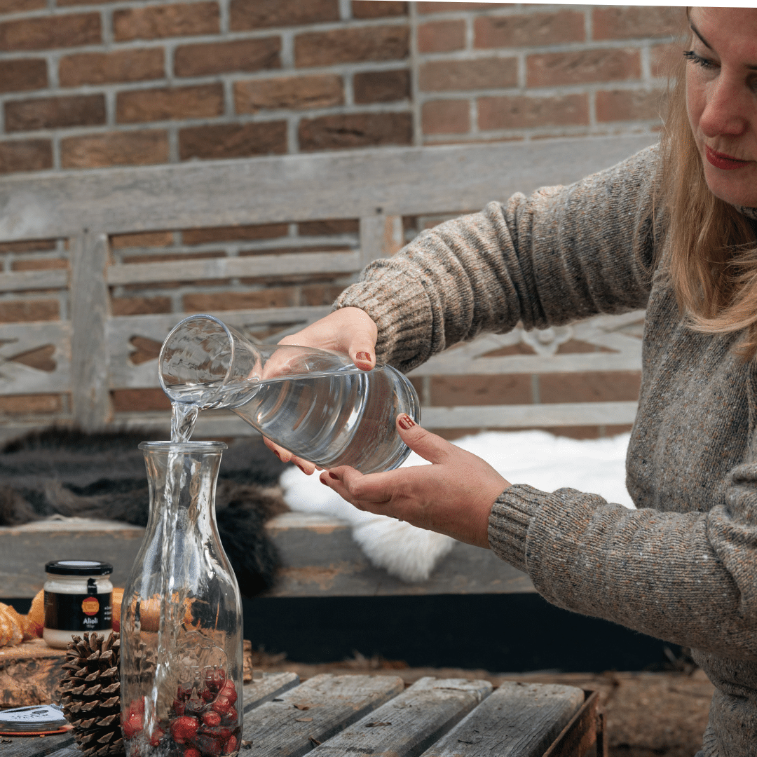 Paquet de Noël IDEE:Alioli Siera de rodes Pineut table water