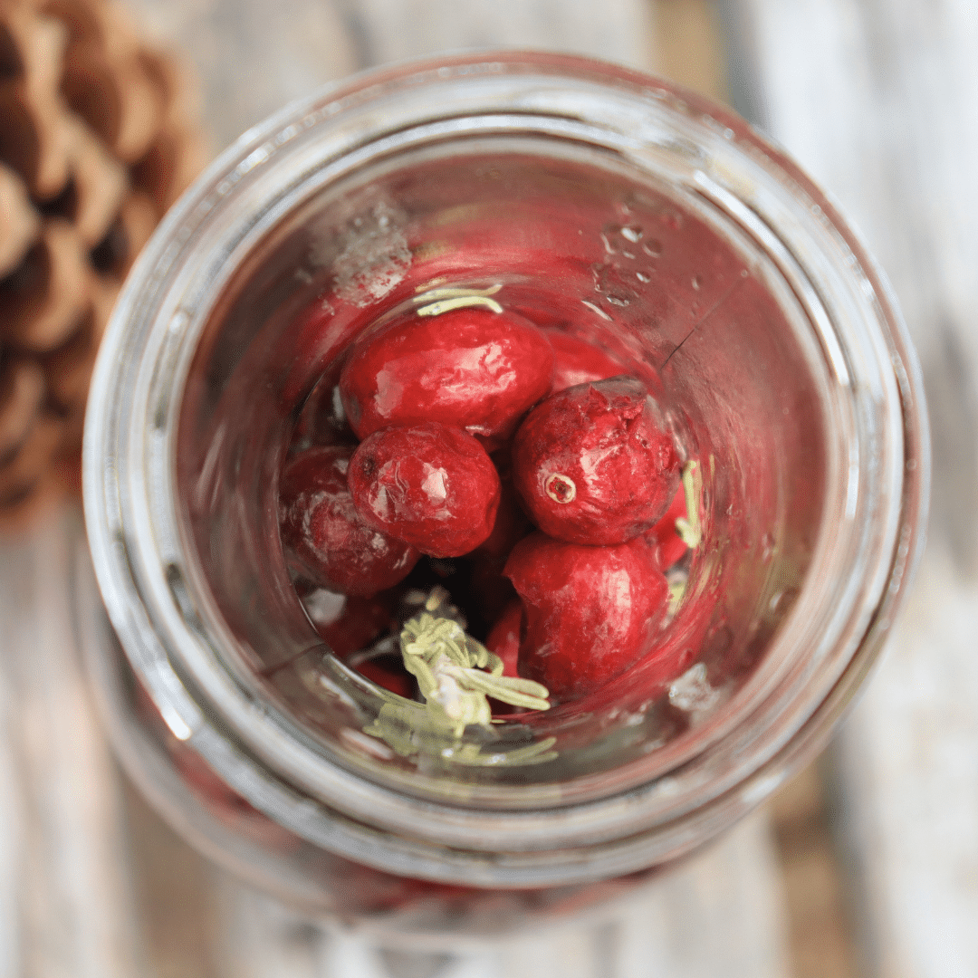 Pineut eau de table canneberge romarin