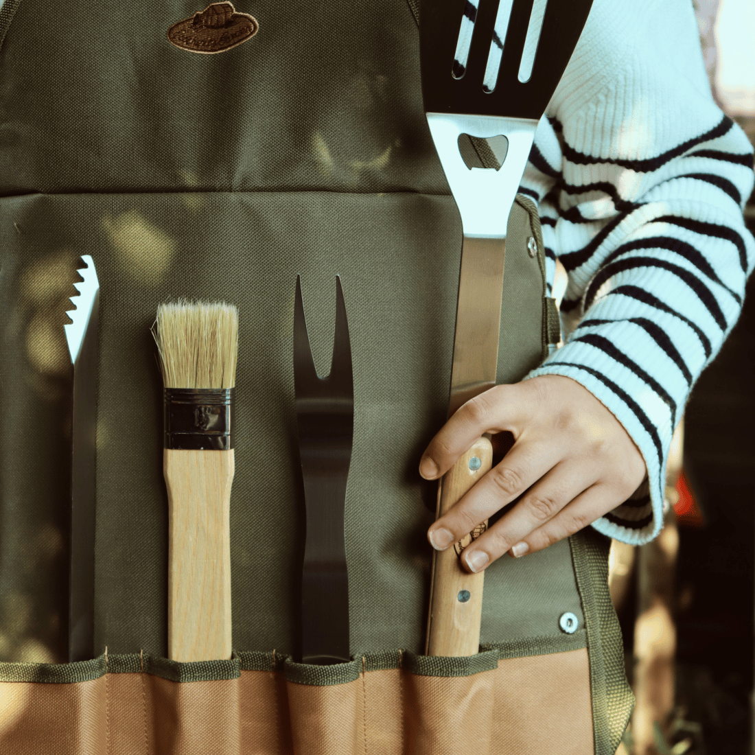 BBQ Tool set met BBQ Schort