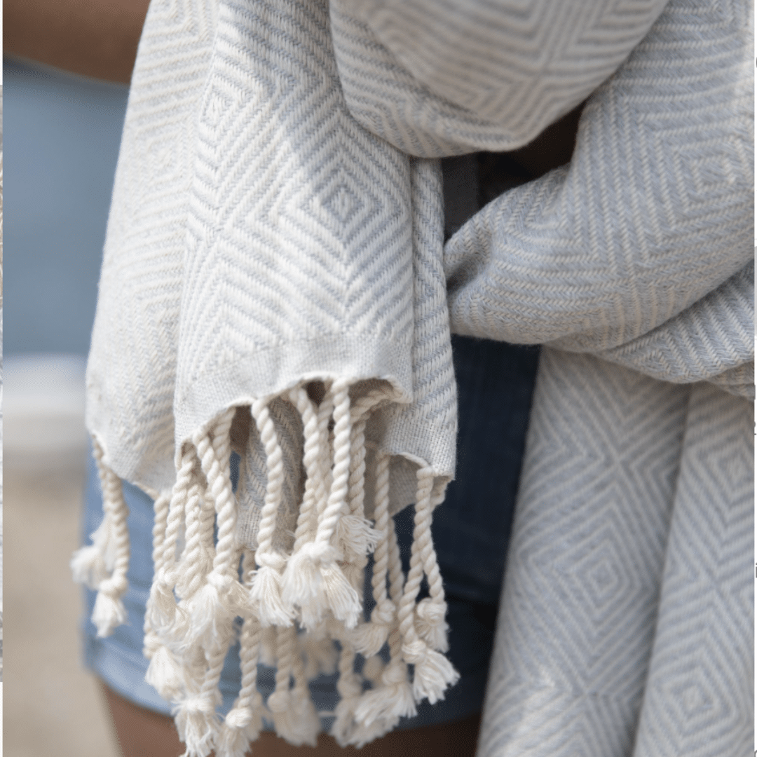 hamam towel harmony light grey by Oxious