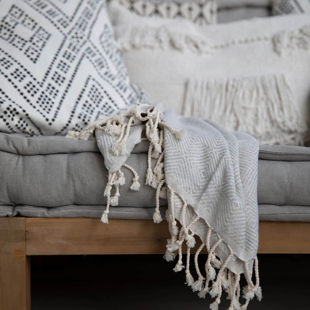 hamam towel light grey