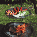 Plancha colgante Hierro fundido