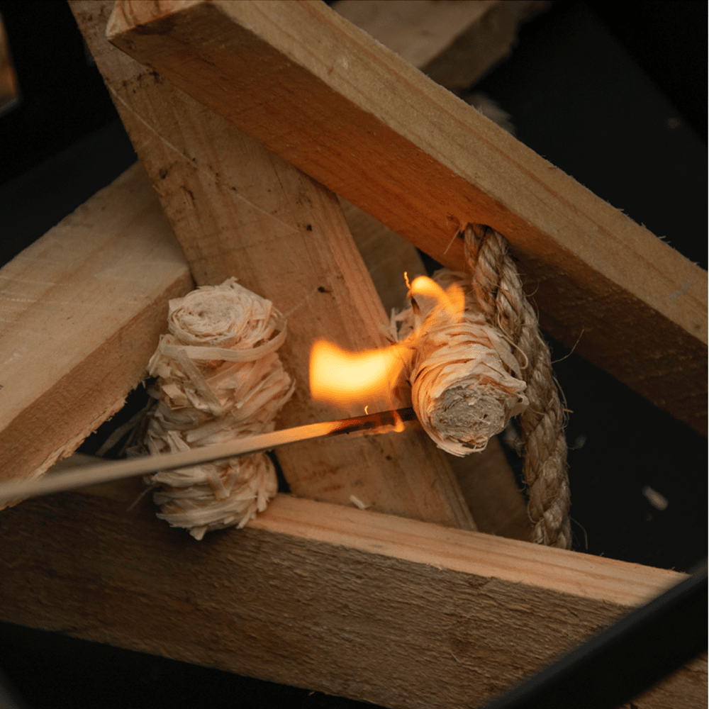 Lighting wicks Spruce vegetable wax