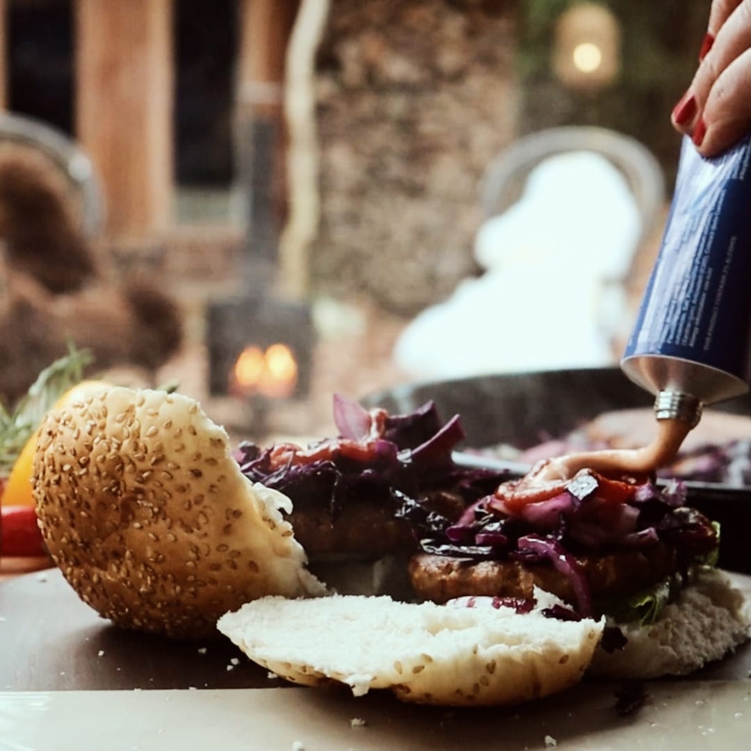 Bereidt zelf de lekkerste vegetarische hamburgers op de VUUR LAB. buiten kookkachel!