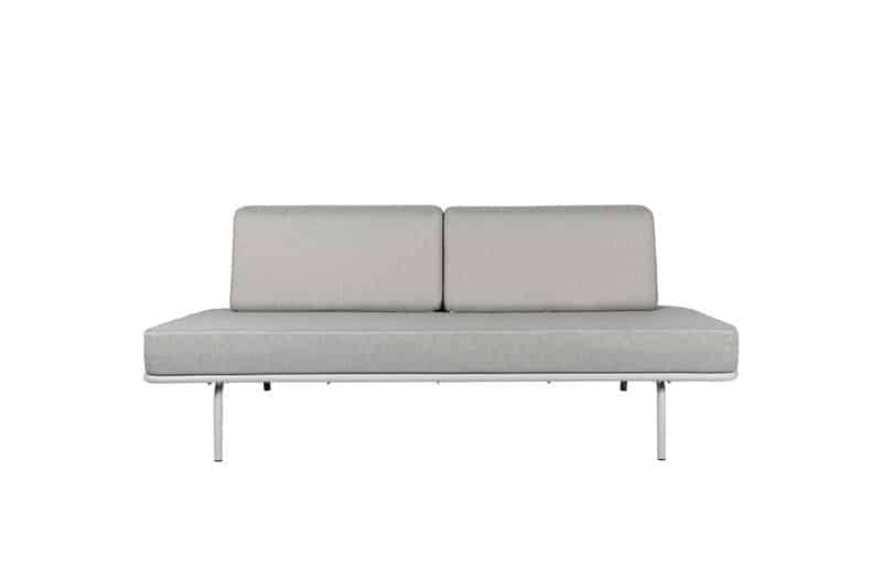Sofabed licht grijs voorkant
