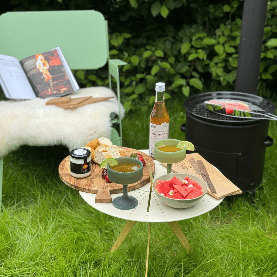 En mysig eftermiddag med allooi, lite frukt och agroposta