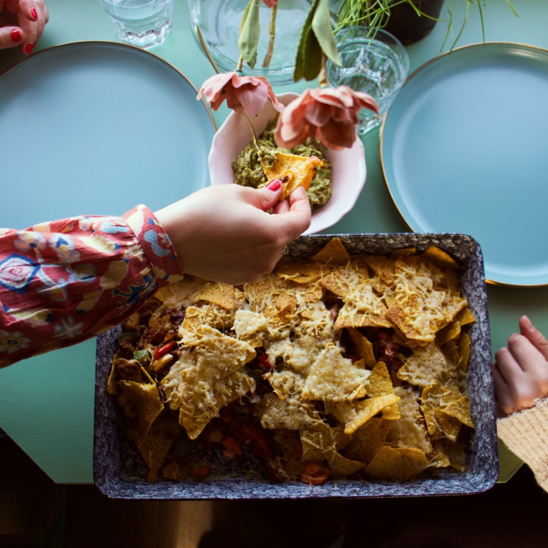 This nacho dish is easy to prepare on the campsite