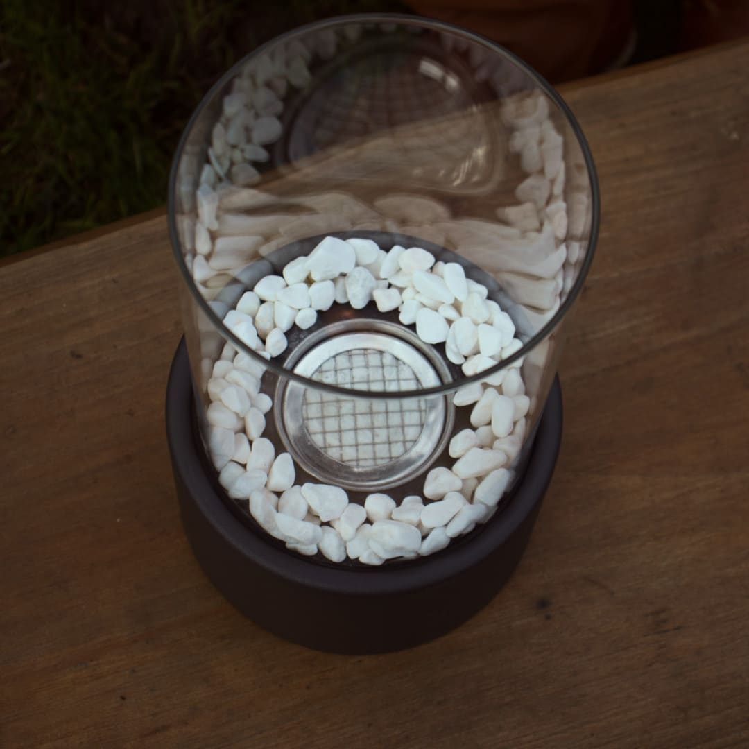 Bioethanol-Kamin schwarz Esschert Design