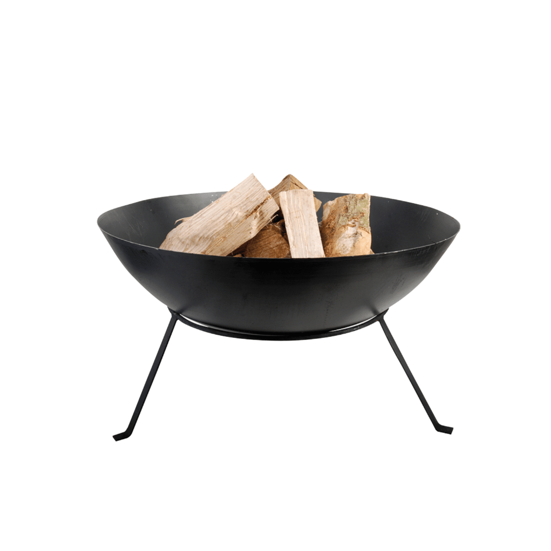 Less is more! Deze stoere vuurschaal heeft een sobere uitstraling en past daardoor in iedere tuin.