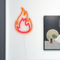 Cool neon lights FIRE by Candyshock
