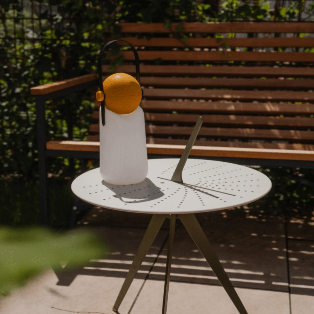 Guidelight geel zonnewijzertafel geel