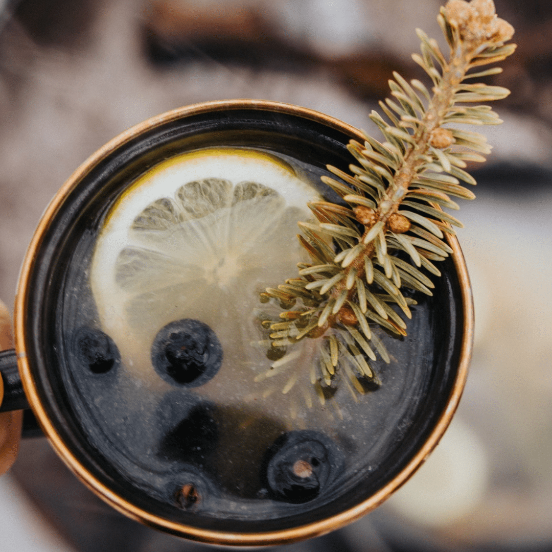 Barebones mok charcoal met Winterdrankje