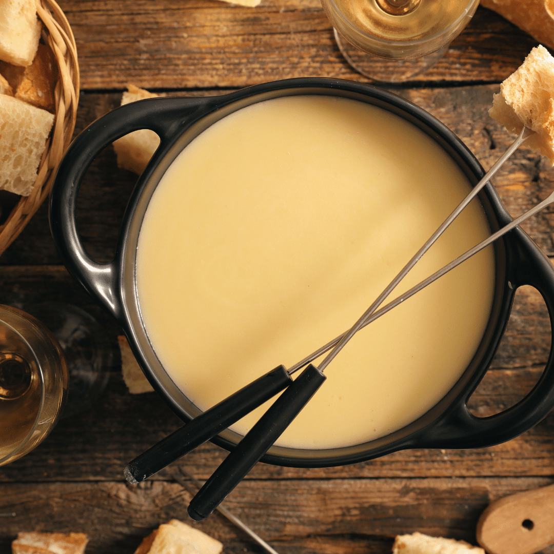 cheese fondue pan for specific occasions