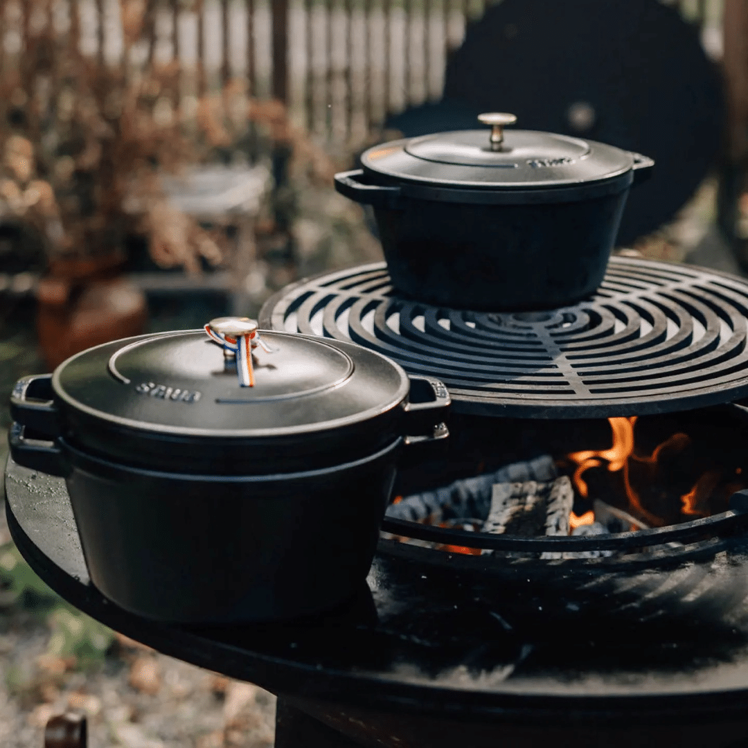 OFYR Staub stekpanna set för grillrunda och plancha