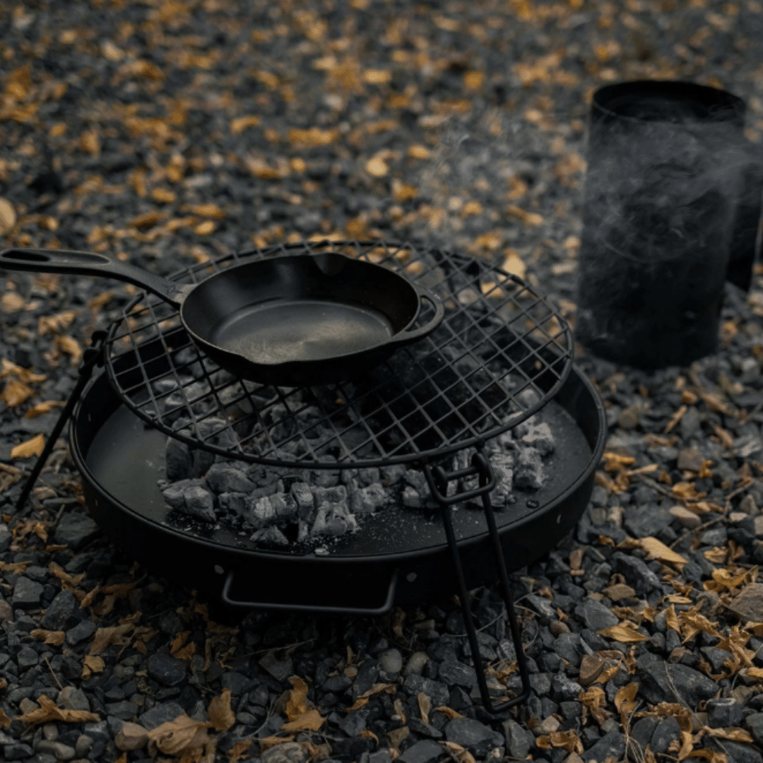 FIRE PIT GRILL GRATE - CIRCULAR ABOVE FIRE BOWL