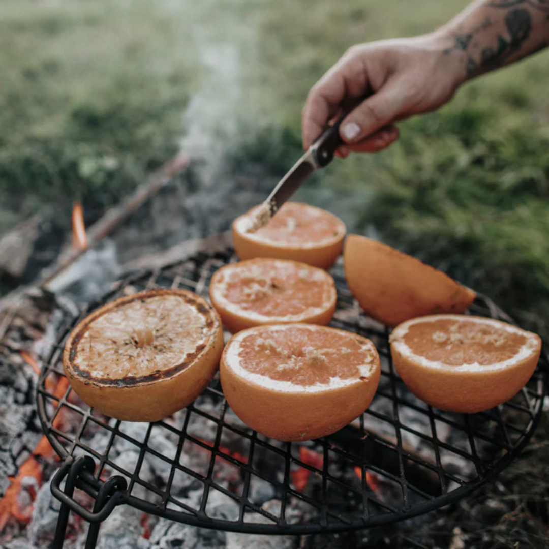 Fire Pit Grill Grate Barebones Orange
