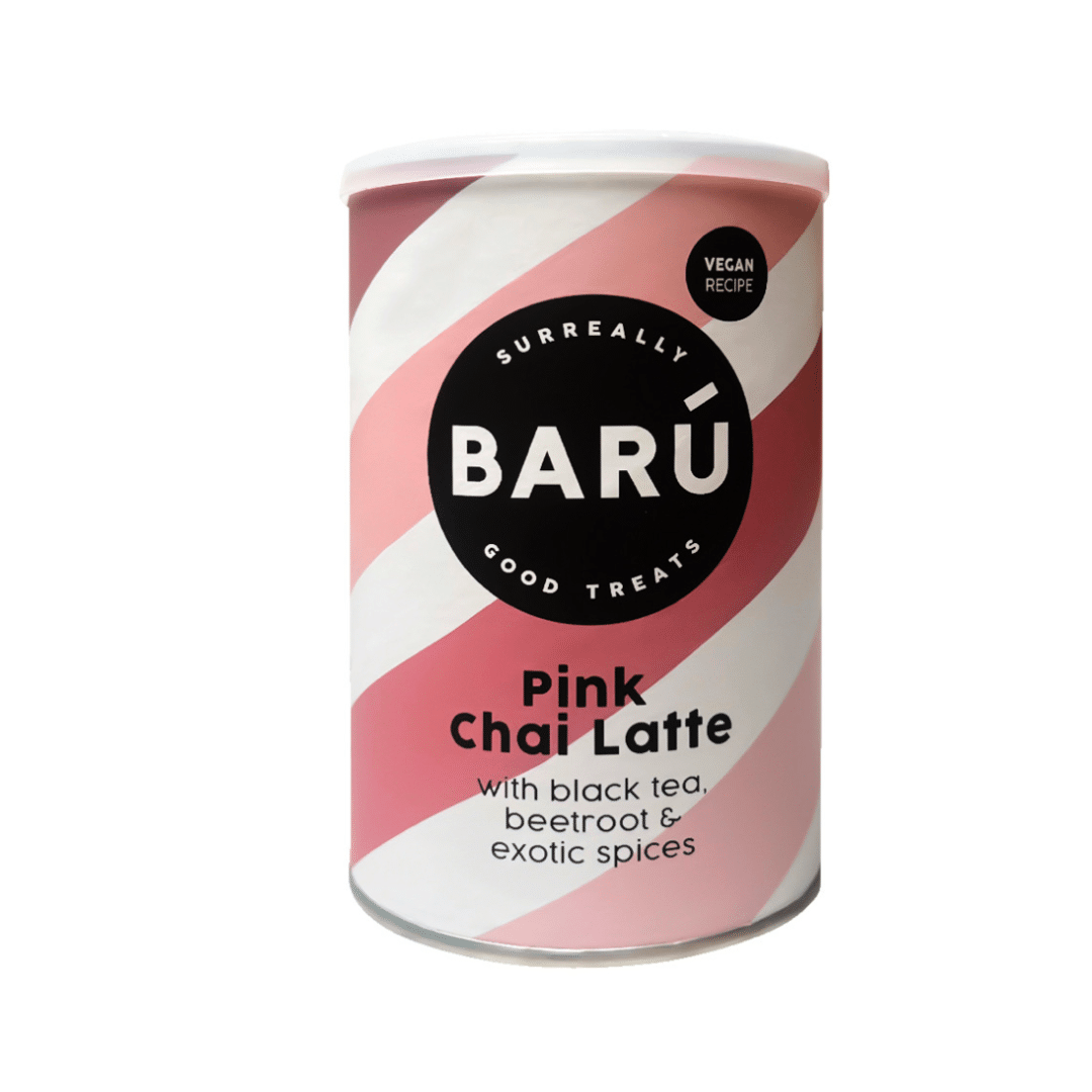 Receta Vegana de Barù Chai Latte Rosado