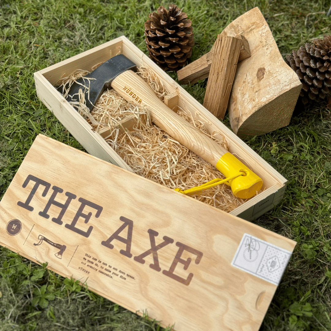 The Axe van Wünder in houten krat