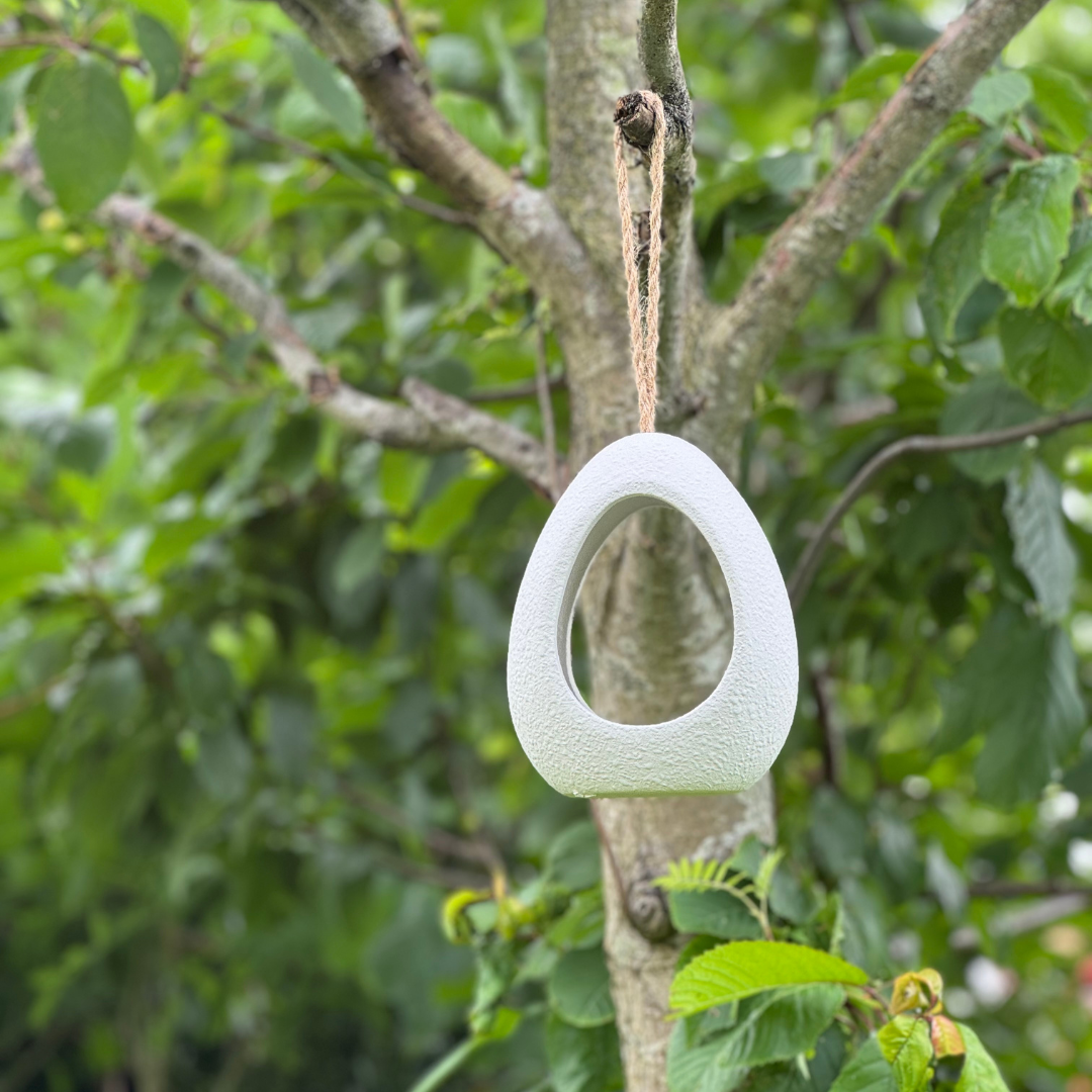 white birdhouse leeff