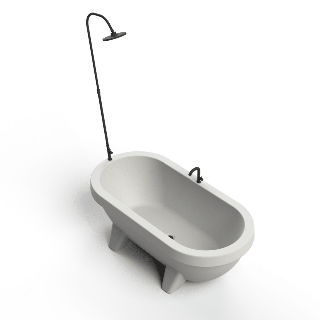 gardentub wit met kraan en douche gardentub wit met kraan en douche