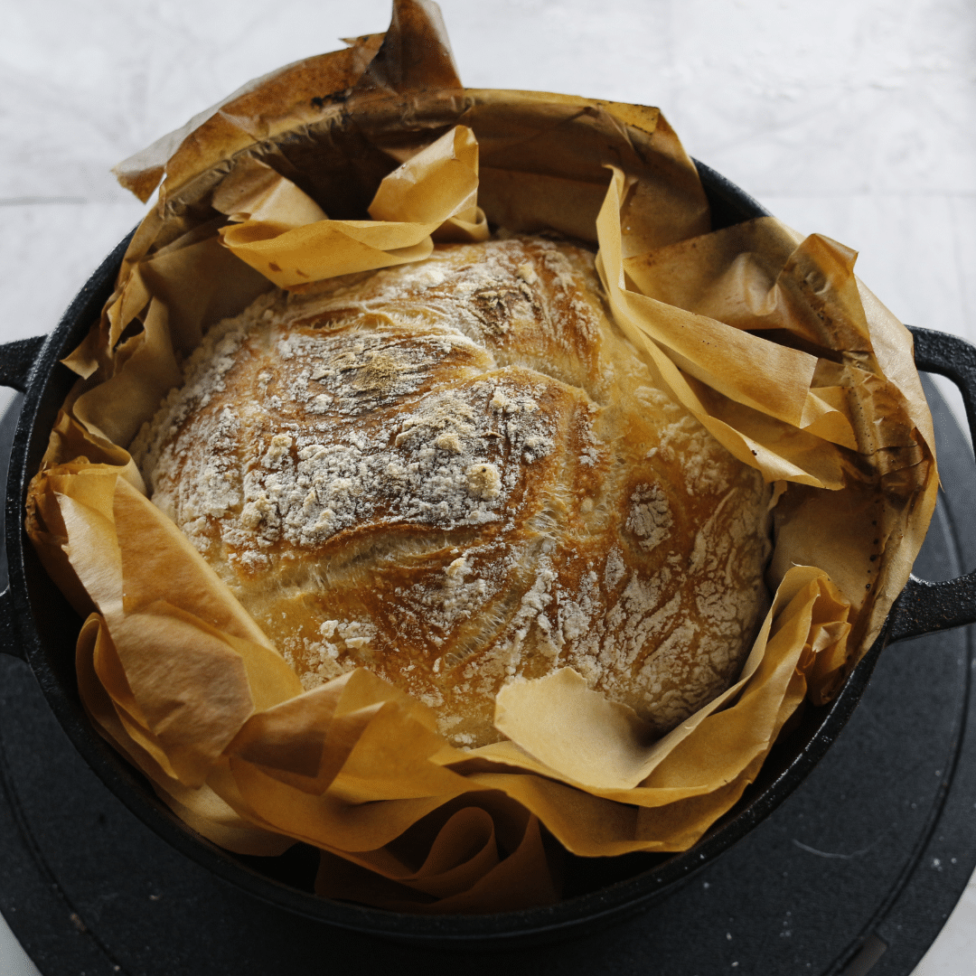 pan de masa madre Horno holandés
