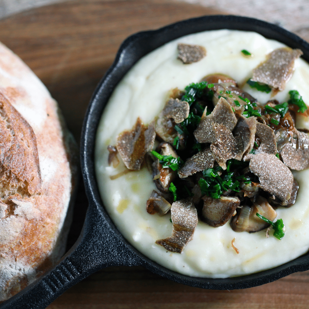 kaasfondue met truffel kaasfondue met truffel
